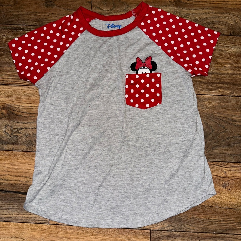 Disney Mommy and Me Minnie Mouse Shirts. Adult XLG, Youth 10/12.